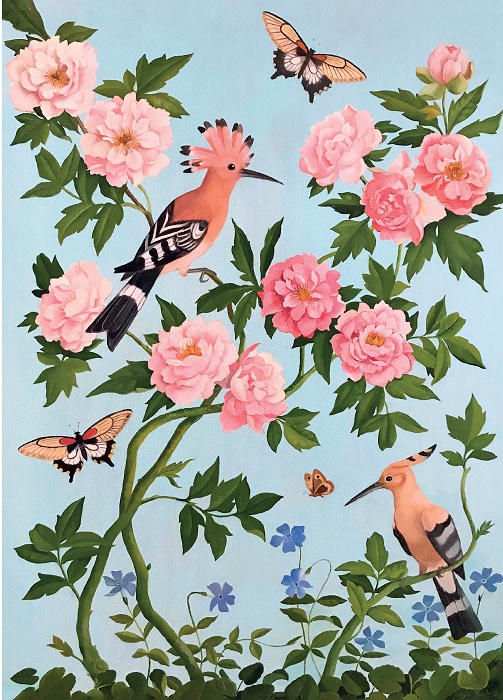 'Tree Peonies' by Lizzie Riches (B618) NEW 