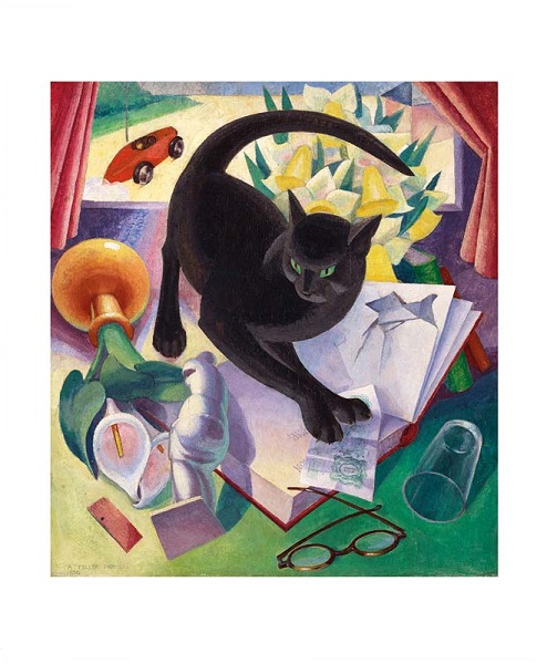 'The Uncivilised Cat' 1930 by Agnes Miller Parker 1885 - 1980 (A133) NEW