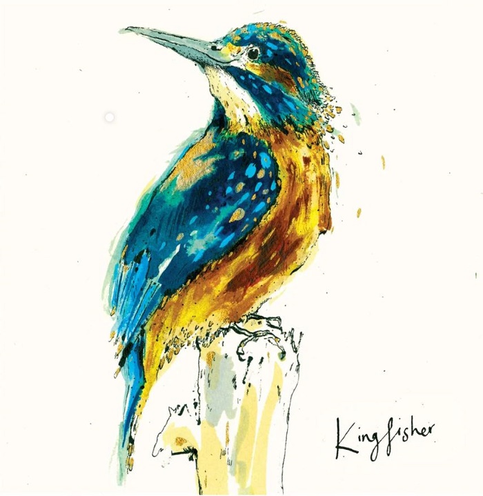 'Kingfisher' by Anna Wright (K045) NEW