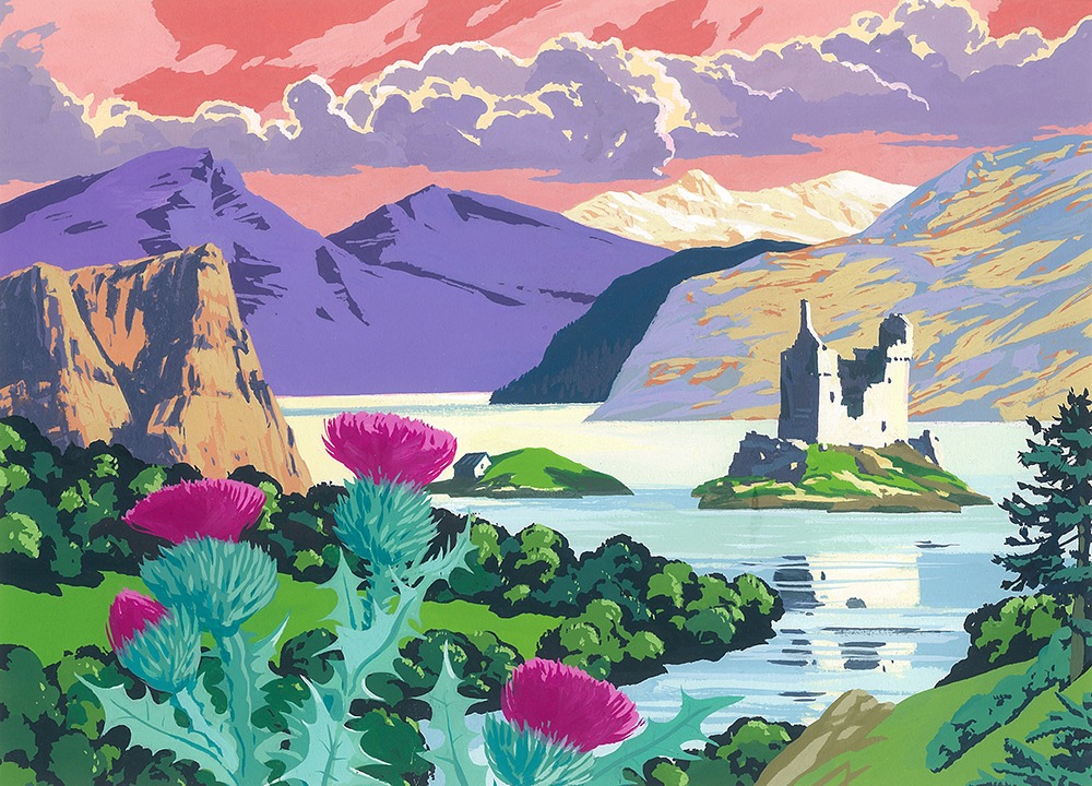 'Highland Landscape' by Brian Sweet (B578) 