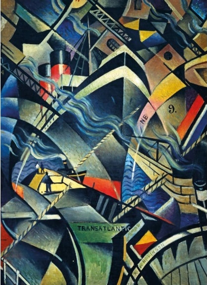 The Arrival, c193 1972 by Christopher R W Nevinson (1889 - 1946) (V201) NEW The Tate Collection