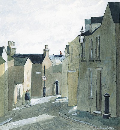  'Cresswell Street' by John Knapp-Fisher (Print) signed