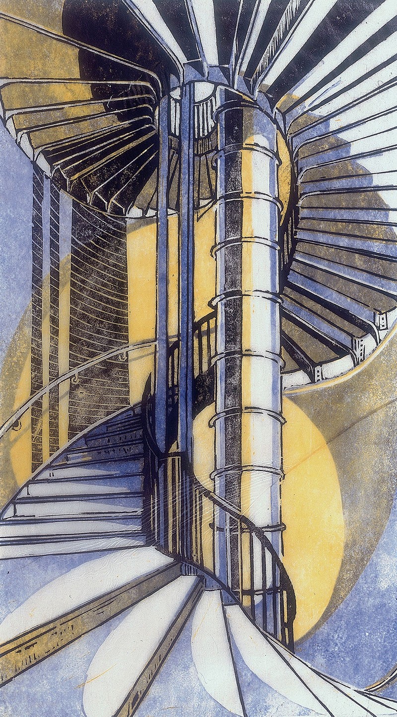  'The Tube Staircase' by Cyril Power (Print)