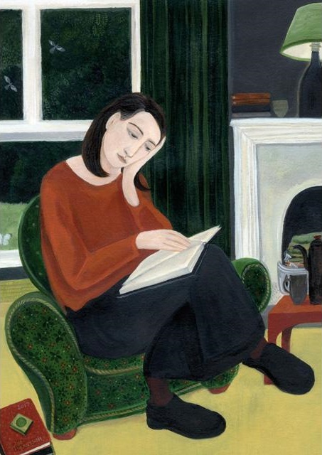 'The Book Lover' by Dee Nickerson (R192) *
