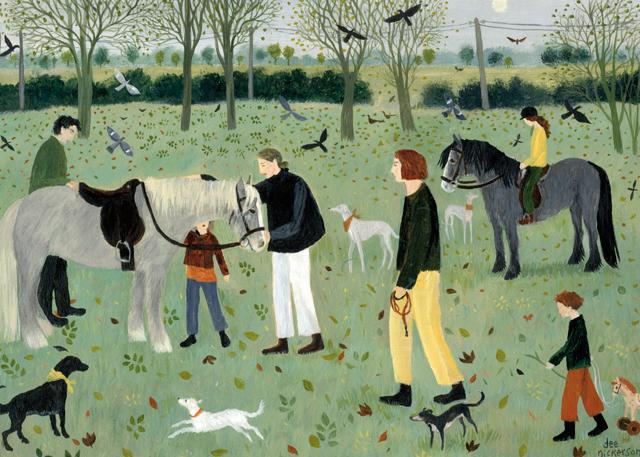 'The Riding Lesson' by Dee Nickerson (R220) d Was 2.95, now 1.75