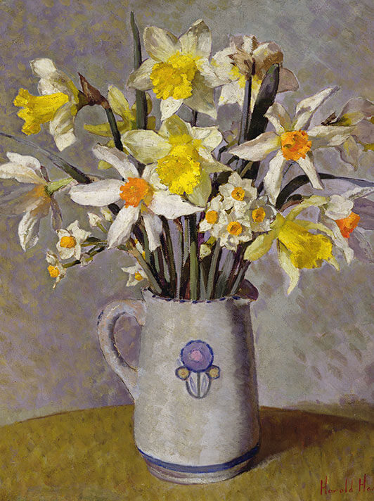 'Daffodils' by Harold Harvey (1874 - 1941) (W170) NEW