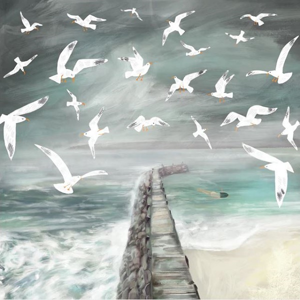 'Swimming with Gulls' by Maria Taylor (R333) NEW
