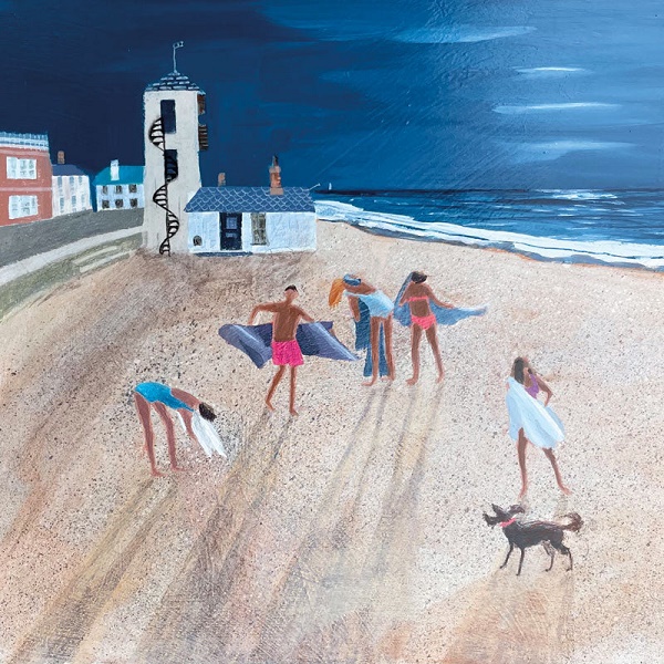 'Moonrise, Aldeburgh' by Barbara Peirson (Q186) 