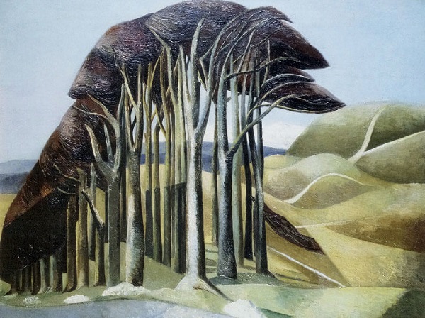 'Wood on the Downs' by Paul Nash (W079) *