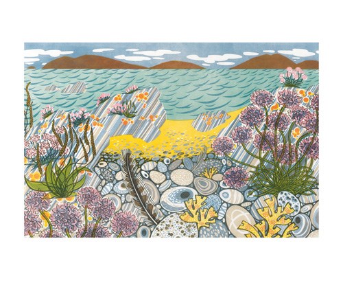 'Pebble Shore' by Angie Lewin (A824) 