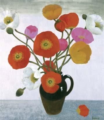 'Poppies, 2006' by Mary Fedden (B024)