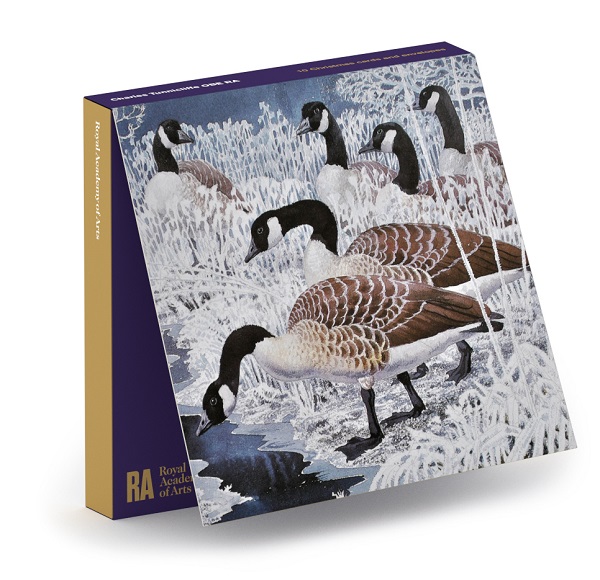 Charles Tunnicliffe OBE RA 'Geese and Hoar Frost' (xra6) g2 (10 card wallet) d Was 9.95, now 5.95