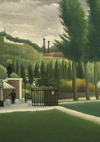 'The Toll Gate' 1882-1892 by Henri Rousseau (1844 - 1910) (C606) The Courtauld Collection
