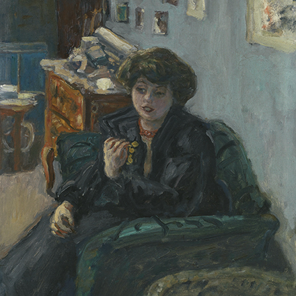 'Young Woman in an Interior' c1906 by Pierre Bonnard (1867 - 1947) (C621) The Courtauld Collection