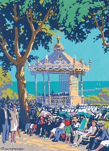 Southend-on-Sea; bandstand by Walter E Spradbery, 1928 Transport for London (V184) NEW