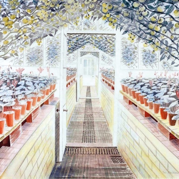 'The Greenhouse' by Eric Ravilious (V176)
