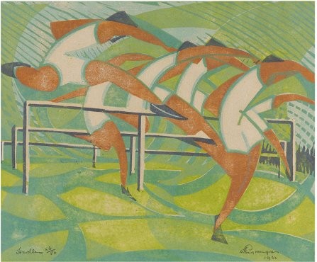  'Hurdlers' by William Greengrass (Print)