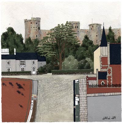 'Usk Castle' by David Day (Print)