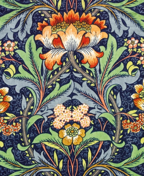 Chintz Furnishing Fabric by Sidney Mawson (1876-1941) (V158)