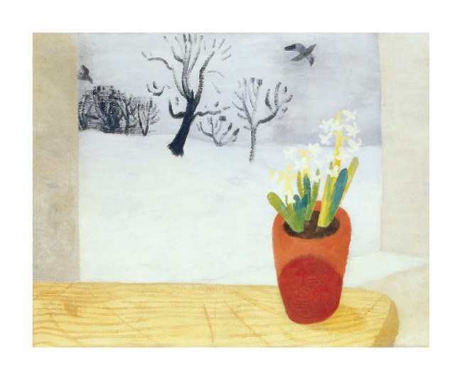 'Rooks, Hyacinth and Snow' by Winifred Nicholson (A852w) 