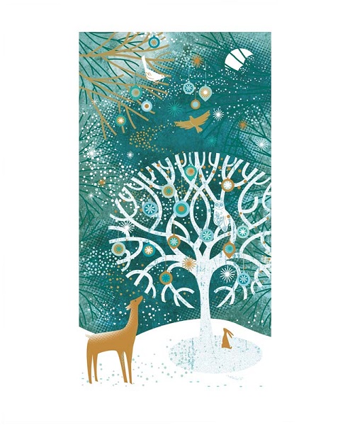 'Winter Tree' by Sally Elford (A990w) d Was 2.50, now 1.75