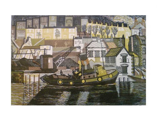 'Dockside Terraces' by Arthur Homeshaw (A023)