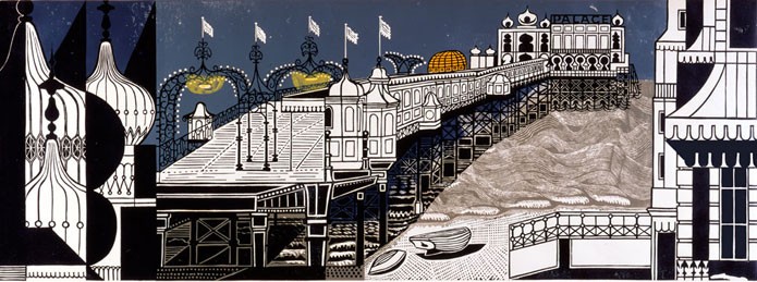 'Brighton Pier' by Edward Bawden (Print)