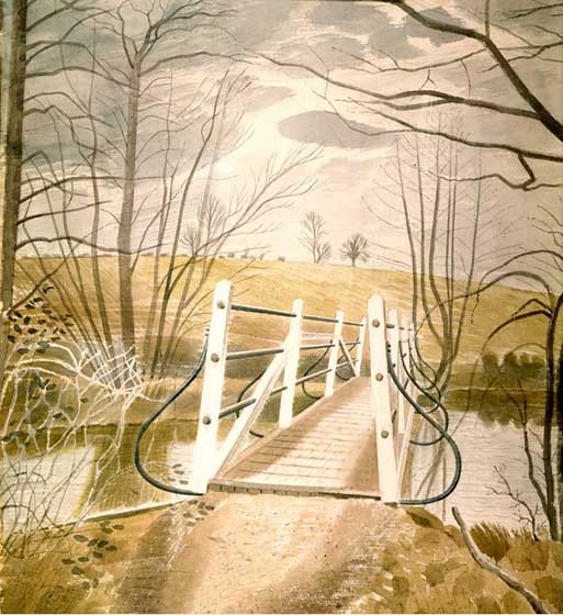 'Ironbridge at Ewanbridge' by Eric Ravilious (Print)