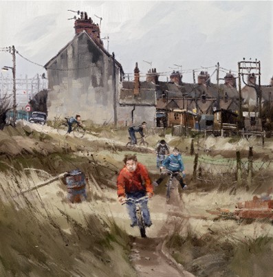 'Round the Block Racers' by John Lines (L125) 