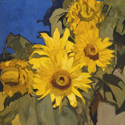 'Sunflowers' by Frank Brangwyn RA (C023) 