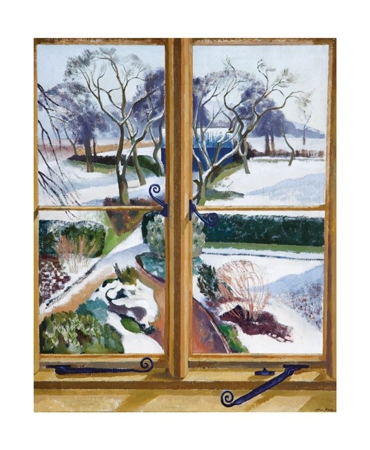 'The Garden under Snow' c1924-30 by John Nash (A160w)