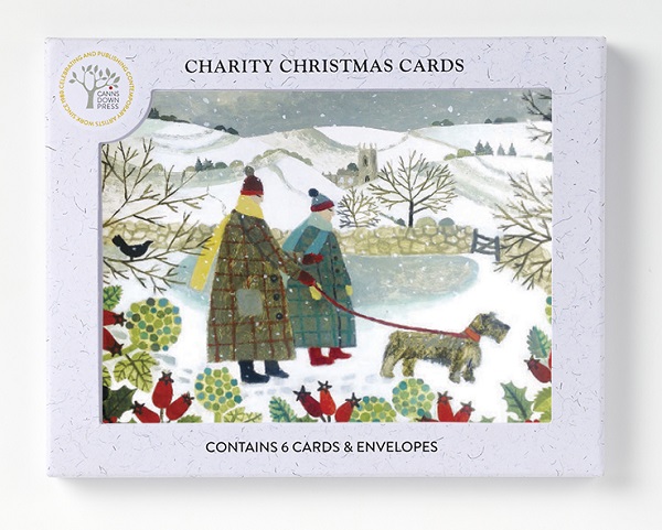 'Walk in the Snow' by Vanessa Bowman (6 card pack) (xcdp106) Christmas Was 6.50, now 3.95