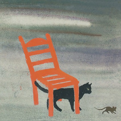 'A Cat and Mouse' by Mary Fedden OBE RA (C029)