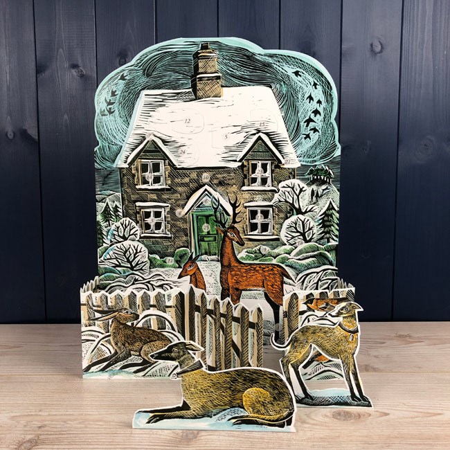 Angela Harding Advent Calendar 'Christmas Cottage' (ADCAL2) 
