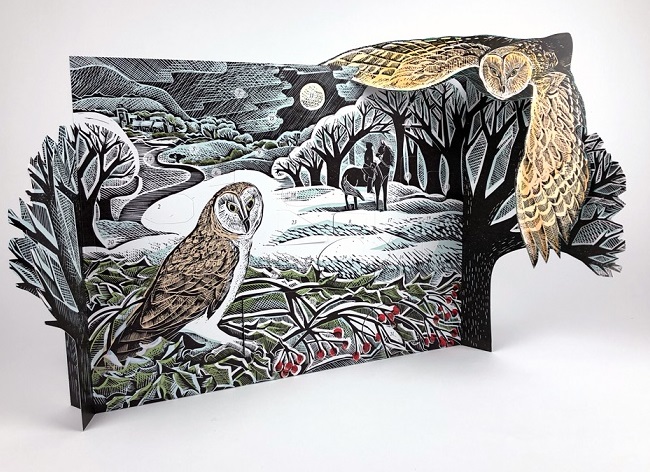 Angela Harding Advent Calendar 'Owl in Winter' (ADCAL1) 