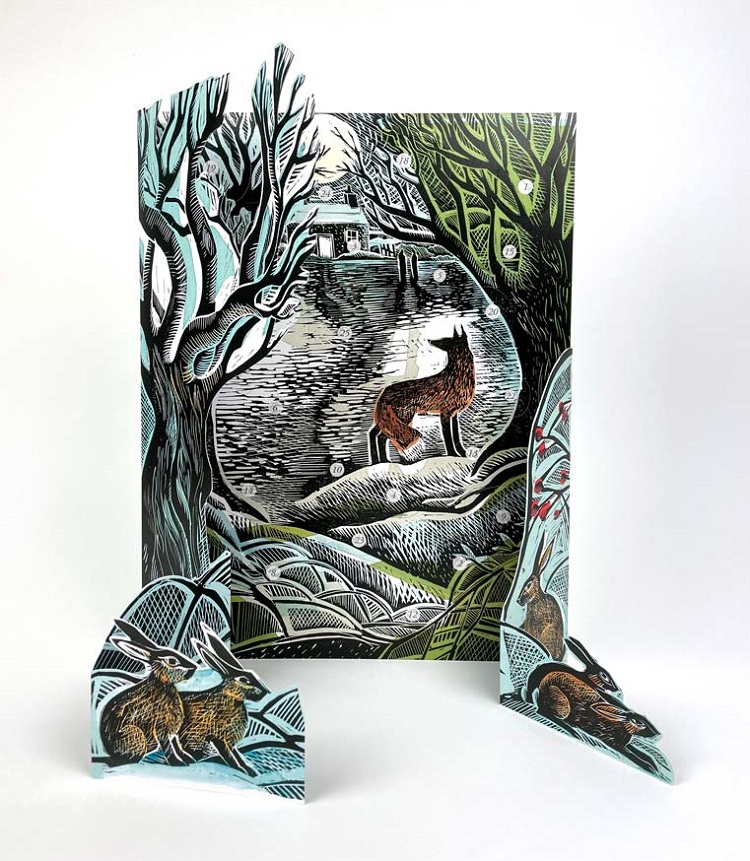 Angela Harding Advent Calendar 'Midnight Fox' (ADCAL7) (AC30)