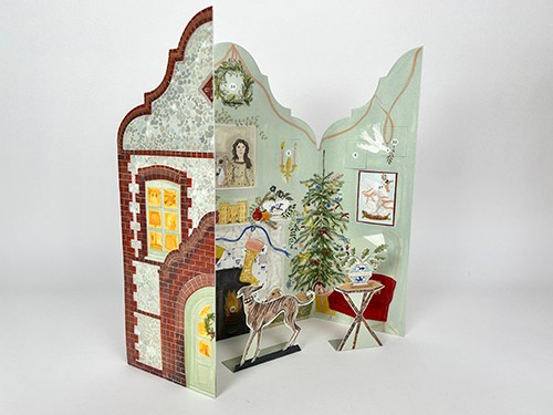 Polly Fern Advent Calendar 'Festive Dutch Gable' (ADCAL14) (AC33) NEW
