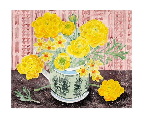 'Terry's Mug with Spring Flowers' by Angie Lewin (A116) 