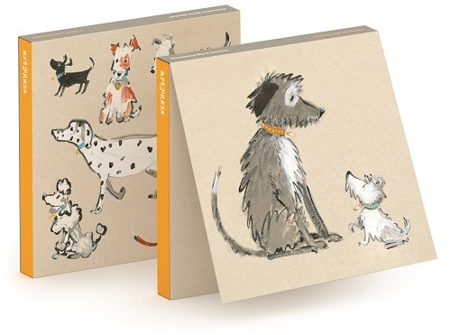 'Notecard Wallet' 3 x 2 designs ('Friends' / 'Aquaintances') by Domenica More-Gordon (CN012) d