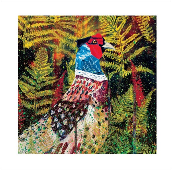 'Pheasant in Bracken' by Adam James Severn (D010) 