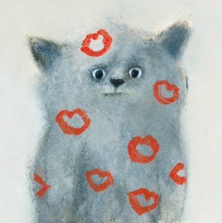 'Air Kisses Landed on the Cat' by Natalia Shaloshvili (C070) NEW