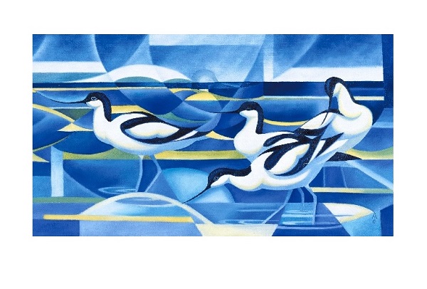 'Avocets' by Alison Ingram (J053) d