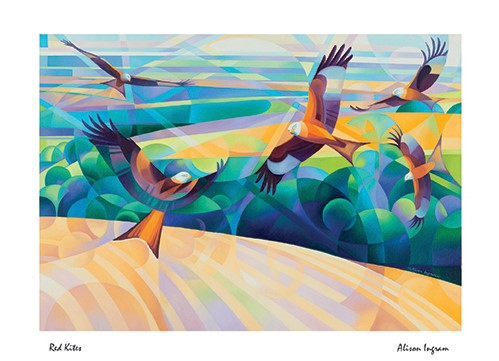 'Red Kites' by Alison Ingram (J042) (AI12)