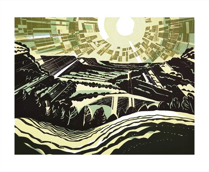 'Swift Hills, Slad' by Andy Lovell (A251) NEW 