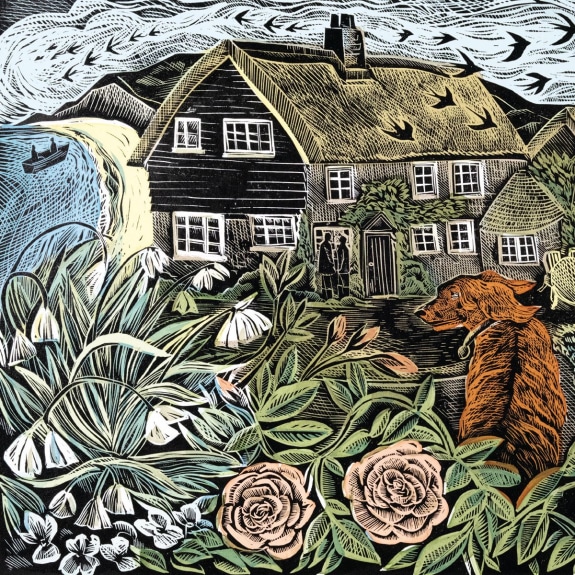 'Rose Cottage' by Angela Harding (V004) NEW