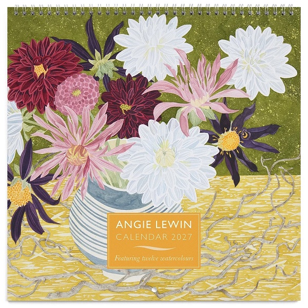 Angie Lewin Wall Calendar 2027 (watercolours)  Click image for calendar details 