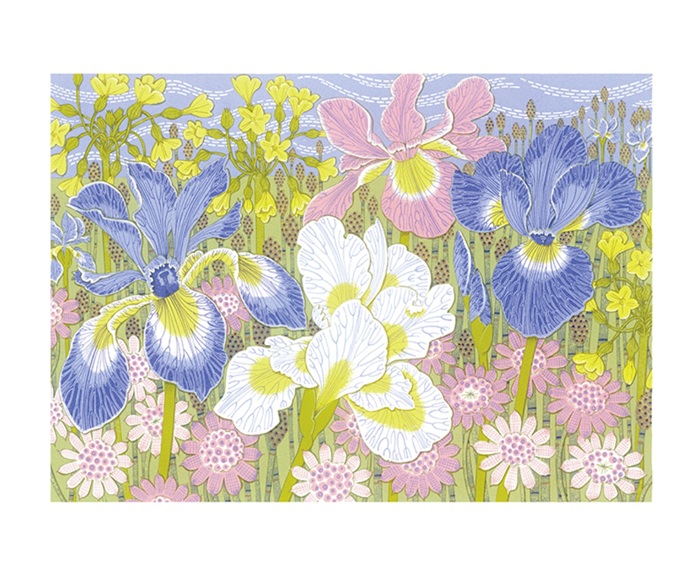 'The May Garden' by Angie Lewin (A181) NEW 
