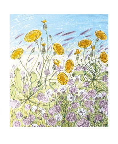 'Saltmarsh, Morston' by Angie Lewin (A646) *