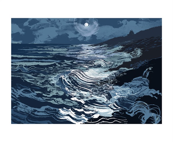 'Bathing in Moonlight' by Andy Lovell (A094) (BL3197)