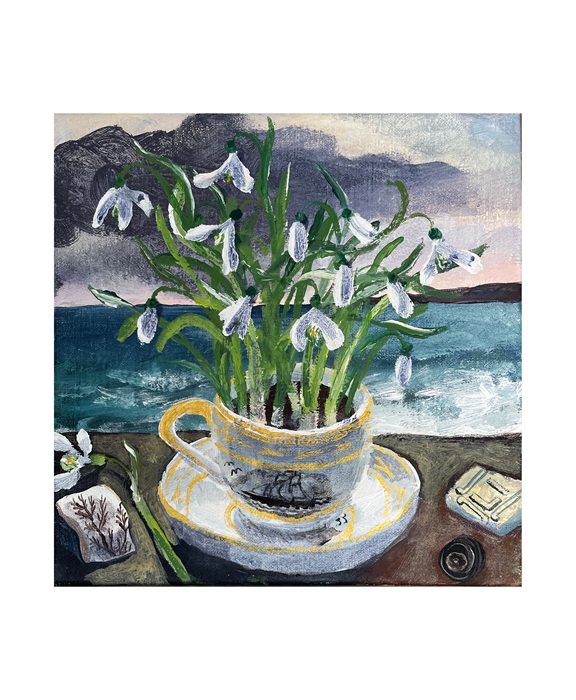 'Ship with Snowdrops' by Brita Granstrom (A208w) NEW
